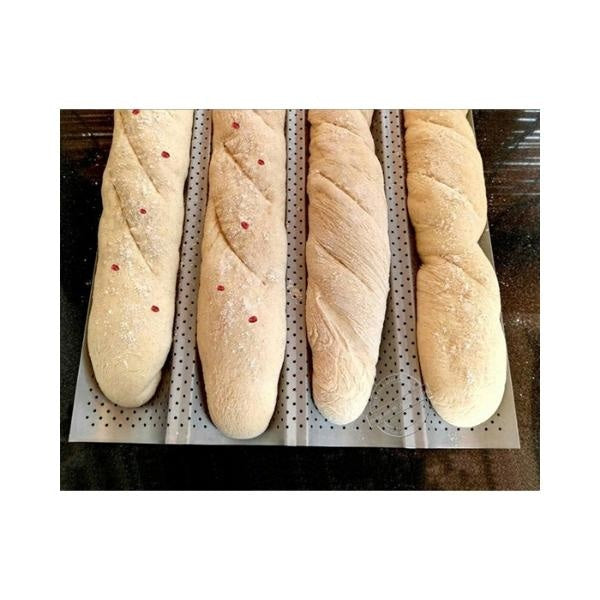 Plaque de Cuisson pain Moule pour 4 Baguettes Anti-Adhésif - Plats et  moules (10672578)