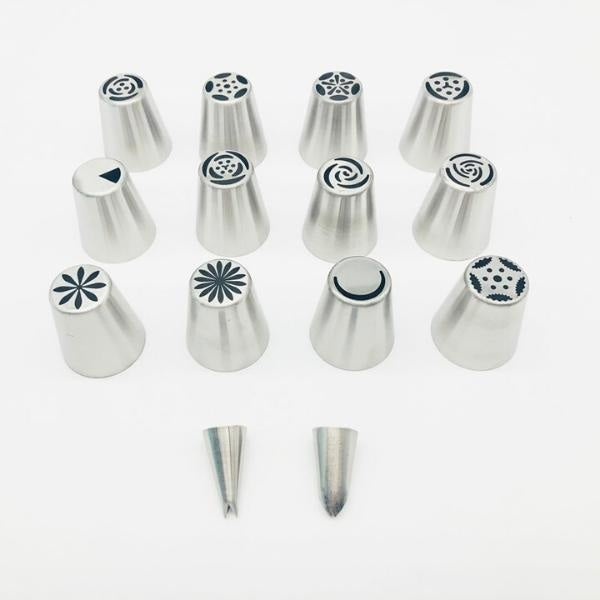 48 Piu00e8ces De Douilles Patisserie Inox, Poche U00e0 Douille Professionnelle