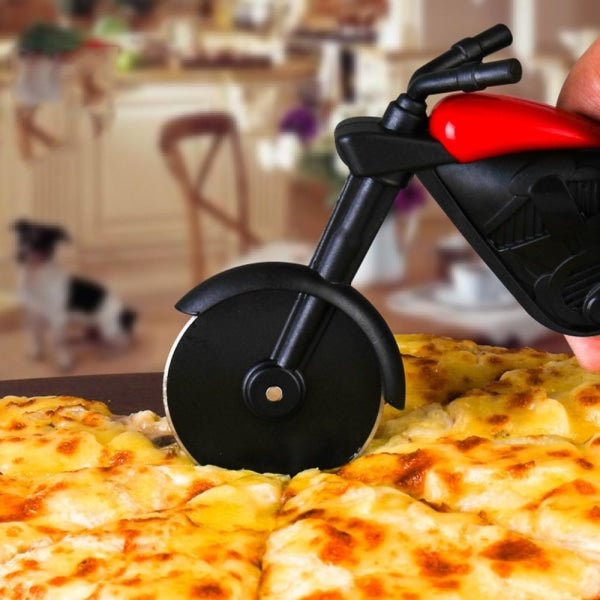 Roulette a Pizza Moto - Noir et rouge