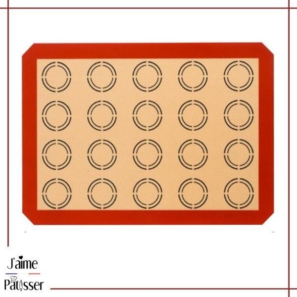 Plaque macarons en silicone -48 empreintes 