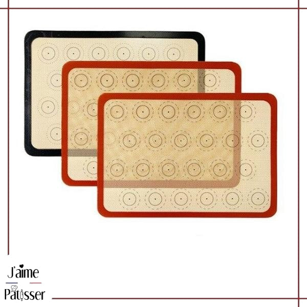 LycaStore  Tapis Macaron Silicone - Plaque 30/48 empreintes