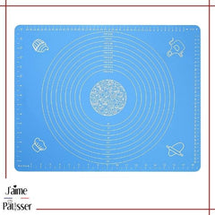 Tapis De Pétrissage En Silicone De Grande Taille, Feuille De Pâte Fiche