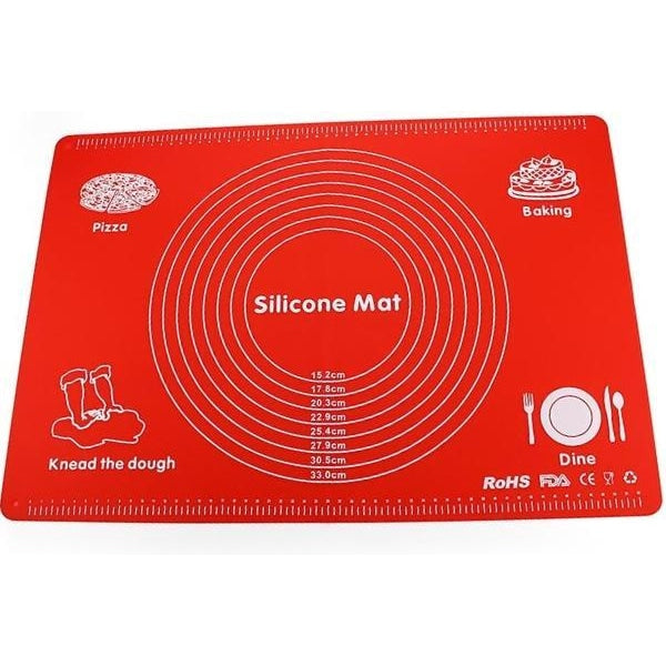 tapis silicone patisserie rouge