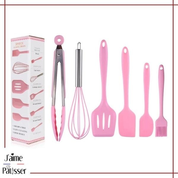 Accessoire de cuisine JJA spatule de cuisine silicone taupe 28cm - 100226a