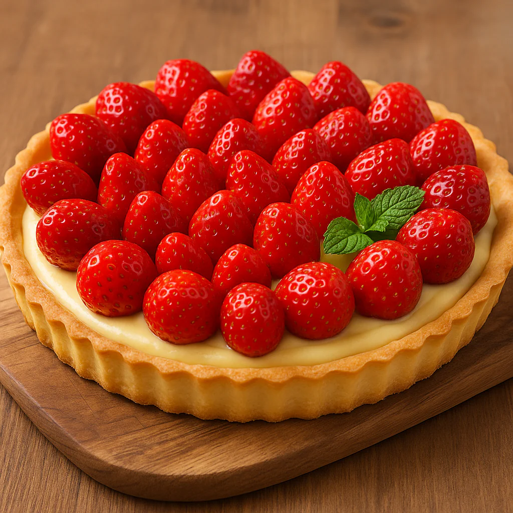 Tarte aux fraises maison : une recette de saison incontournable