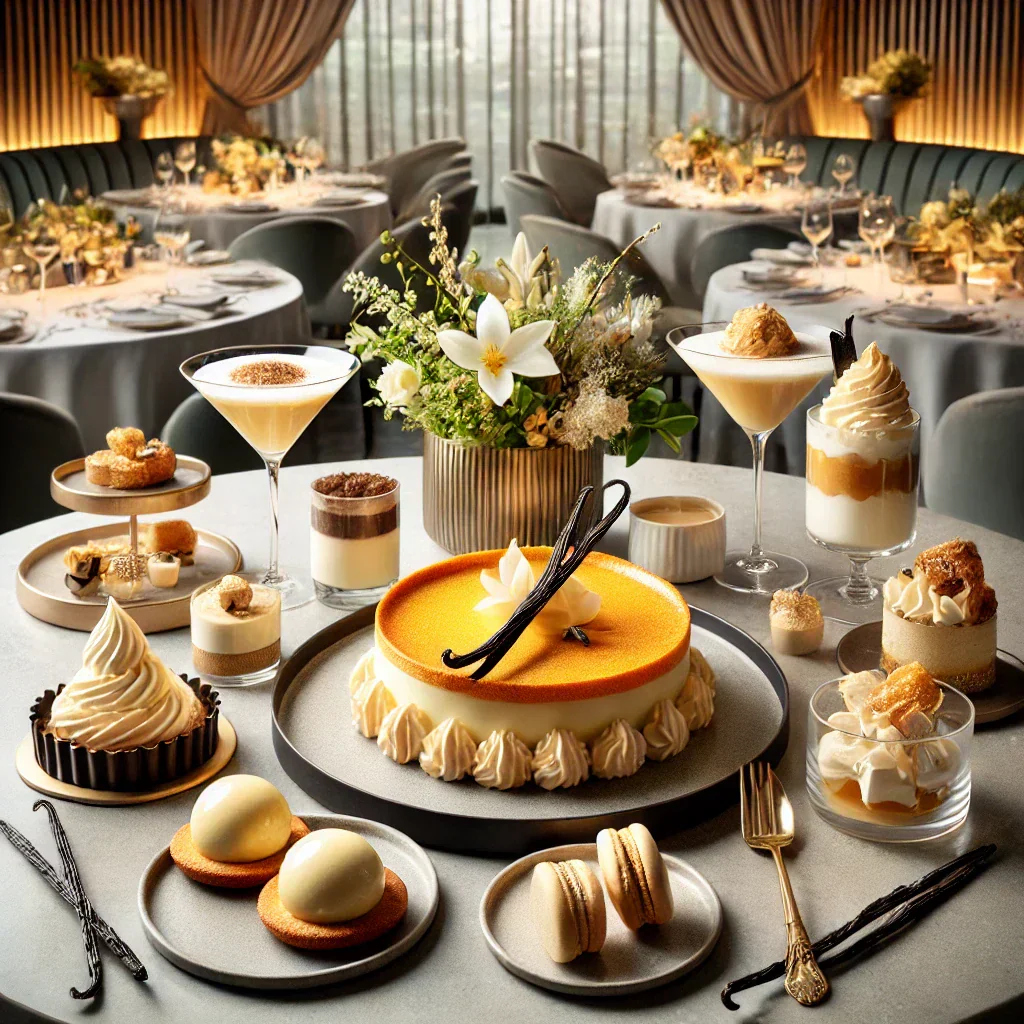 Les desserts signatures à la vanille dans les plus grands restaurants